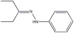 1-Phenyl-2-(pentan-3-ylidene)hydrazine Struktur