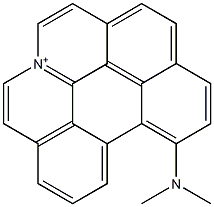 N,N-Dimethyl-2a-azoniabenzo[ghi]perylen-8-amine Struktur