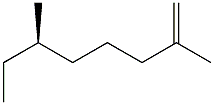 [R,(-)]-2,6-Dimethyl-1-octene Struktur