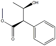 (2R,3R)-2-Phenyl-3-hydroxybutyric acid methyl ester Struktur