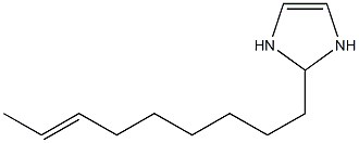 2-(7-Nonenyl)-4-imidazoline Struktur