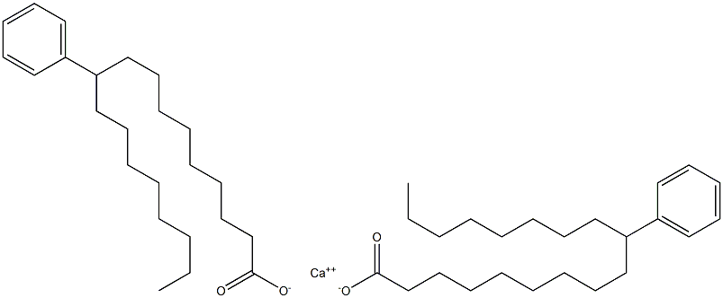 Bis(10-phenylstearic acid)calcium salt Struktur