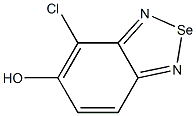 4-Chloro-2,1,3-benzoselenadiazol-5-ol Struktur