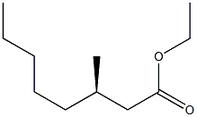 [R,(+)]-3-Methyloctanoic acid ethyl ester Struktur