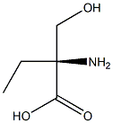 [S,(-)]-2-Amino-2-hydroxymethylbutyric acid Struktur