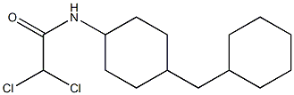 N-[4-(Cyclohexylmethyl)cyclohexyl]-2,2-dichloroacetamide Struktur