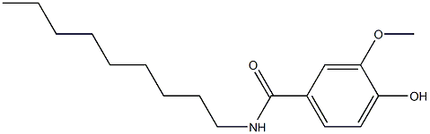 N-Nonylvanillamide Struktur