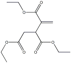 3-Butene-1,2,3-tricarboxylic acid triethyl ester Struktur