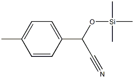 (4-Methylphenyl)(trimethylsilyloxy)acetonitrile Struktur