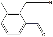 6-Methyl-2-formylbenzeneacetonitrile Struktur