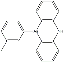 10-(m-Tolyl)-5,10-dihydrophenarsazine Struktur