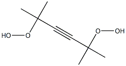 (2,5-Dimethyl-3-hexyne-2,5-diyl)dihydroperoxide Struktur