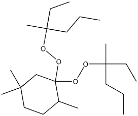 2,5,5-Trimethyl-1,1-bis(1-ethyl-1-methylbutylperoxy)cyclohexane Struktur