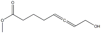 [R,(-)]-8-Hydroxy-5,6-octadienoic acid methyl ester Struktur