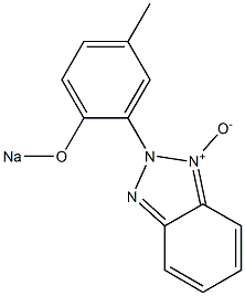 2-(2-Sodiooxy-5-methylphenyl)-2H-benzotriazole 1-oxide Struktur