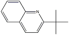 2-tert-Butylquinoline Struktur