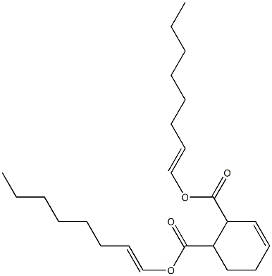 3-Cyclohexene-1,2-dicarboxylic acid bis(1-octenyl) ester Struktur