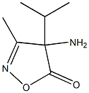 4-Amino-4-isopropyl-3-methylisoxazol-5(4H)-one Struktur