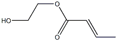 Ethylene glycol 1-crotonate Struktur