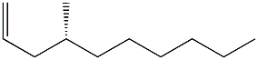 [R,(+)]-4-Methyl-1-decene Struktur