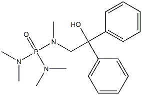 [Methyl[2-hydroxy-2,2-diphenylethyl]amino]bis(dimethylamino)phosphine oxide Struktur