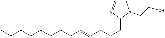 2-(4-Tridecenyl)-3-imidazoline-1-ethanol Struktur