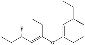 (+)-Ethyl[(S)-3-methyl-1-pentenyl] ether Struktur