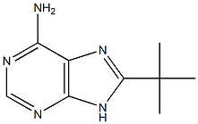 6-Amino-8-tert-butyl-9H-purine Struktur