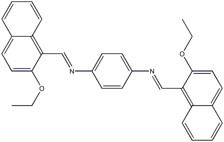 2,2'-Diethoxy-[N,N'-(1,4-phenylene)bisnaphthalimide] Struktur