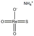 Ammonium thioperrhenate Struktur