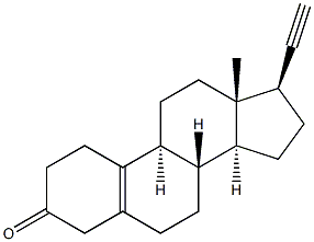 (17S)-19-Norpregn-5(10)-en-20-yn-3-one Struktur