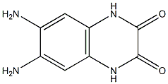 6,7-Diamino-1,4-dihydro-2,3-quinoxalinedione Struktur