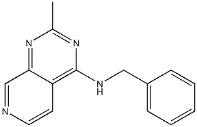 2-Methyl-4-(benzylamino)pyrido[3,4-d]pyrimidine Struktur