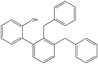 2-(2,3-Dibenzylphenyl)phenol Struktur