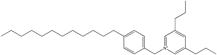 1-(4-Dodecylbenzyl)-3,5-dipropylpyridinium Struktur