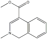 2-Methyl-4-(methoxycarbonyl)-1,2-dihydroisoquinoline Struktur