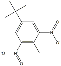 1-tert-Butyl-4-methyl-3,5-dinitrobenzene Struktur