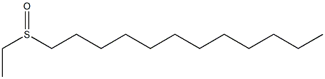 1-(Ethylsulfinyl)dodecane Struktur