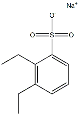 2,3-Diethylbenzenesulfonic acid sodium salt Struktur