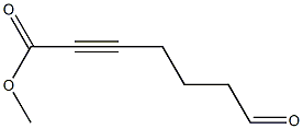 7-Oxo-2-heptynoic acid methyl ester Struktur