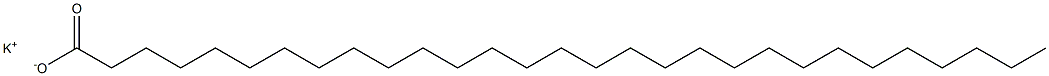 Nonacosanoic acid potassium salt Struktur