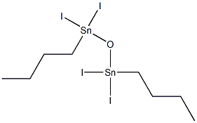 Bis(butyldiiodostannyl) oxide Struktur