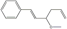 4-Methoxy-6-phenyl-1,5-hexadiene Struktur