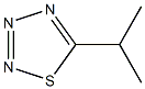 5-Isopropyl-1,2,3,4-thiatriazole Struktur