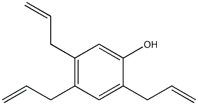 2,4,5-Tri(2-propenyl)phenol Struktur