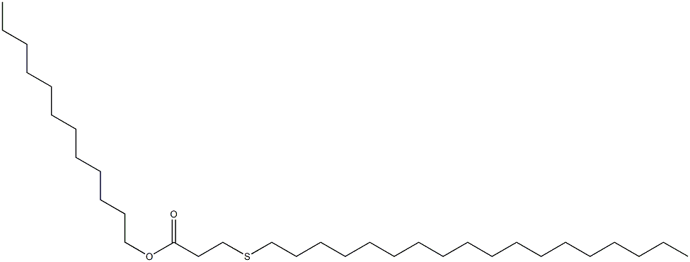 3-(Octadecylthio)propionic acid dodecyl ester Struktur