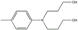 N,N-Di(3-hydroxypropyl)-p-toluidine Struktur