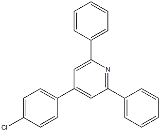 2,6-Diphenyl-4-(4-chlorophenyl)pyridine Struktur