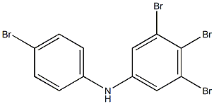 3,4,5-Tribromophenyl 4-bromophenylamine Struktur