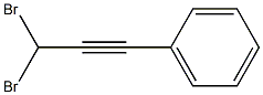 1,1-Dibromo-3-phenyl-2-propyne Struktur